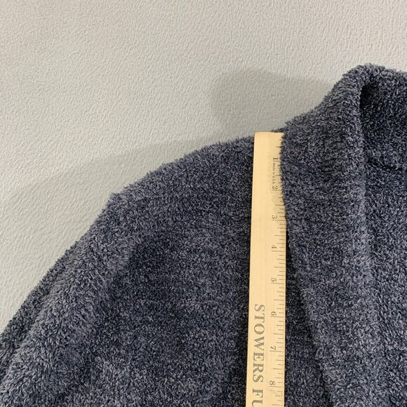 Barefoot Dreams Sweater Mens Medium CozyChic Shawl Cardigan Soft Knit Button - Picture 7 of 16